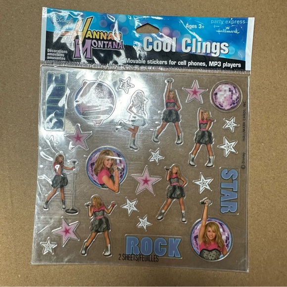 New Retired Hannah Montana Hallmark Sticker & Temporary Tattoo Lot (8) - Picture 8 of 10